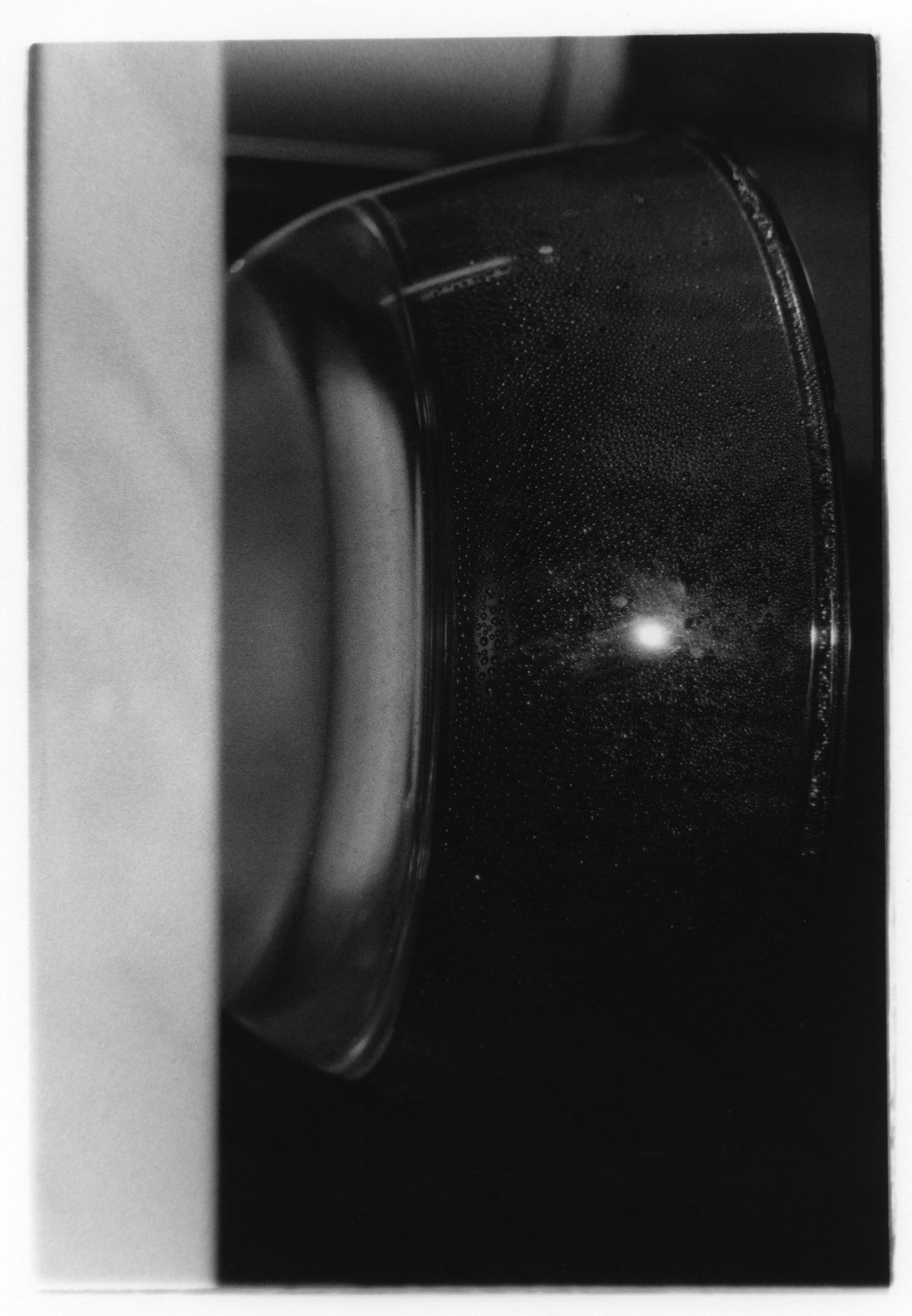 She could see herself in the darkness