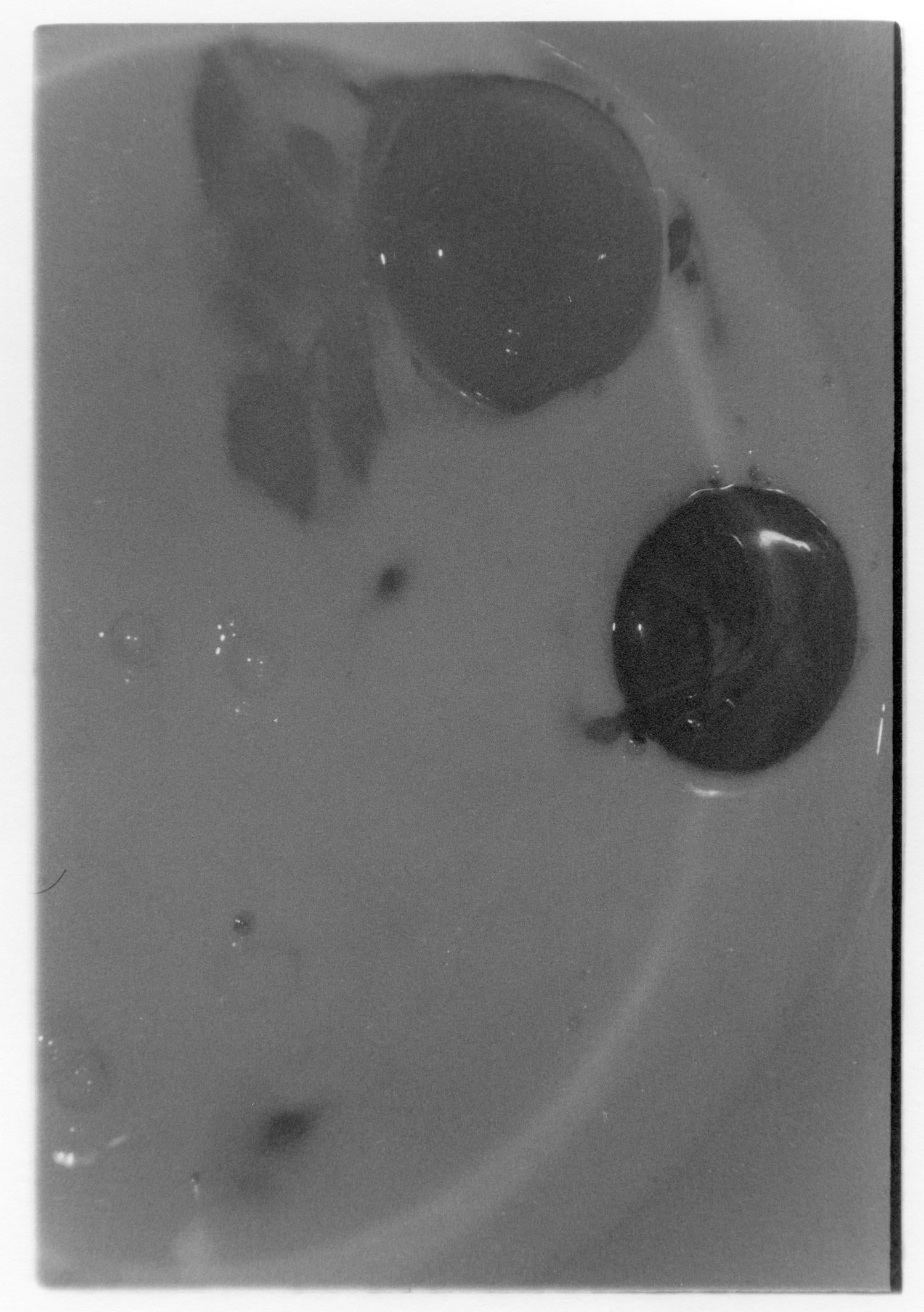 She could see herself in the darkness