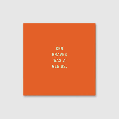 Ken Graves Was a Genius