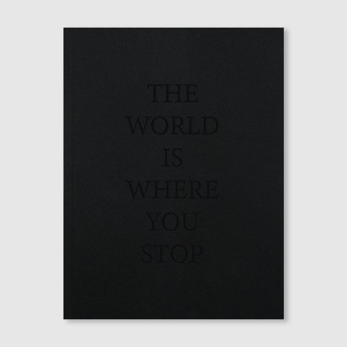 The World Is Where You Stop